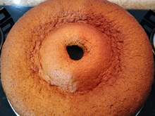 Bolo de farinha láctea com canela