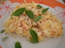 Salpicão de frango defumado da Carol