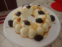 Manjar de leite condensado e coco