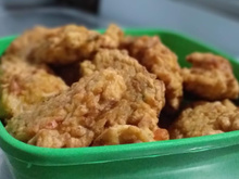 Bolinho de arroz com tomate fácil