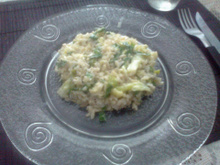 Arroz light com legumes