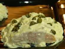 Salmão ao molho branco