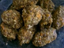 Bolinho de forno de batata doce e proteína de soja (com aveia e tapioca)