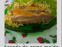 Assado de carne moída