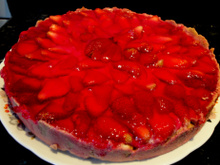 Torta de morango rápida