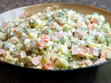 Salada de maionese tradicional