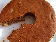 Bolo de banana e aveia