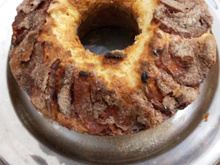 Bolo de iogurte com maçã e canela