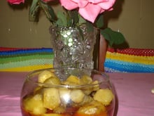 Batata doce em calda