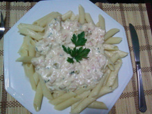 Macarrão ao Molho Branco Nobre