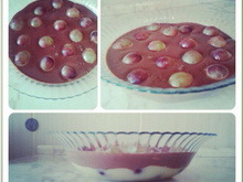 Torta bombom de uvas