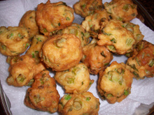 Bolinhos de talos, folhas ou cascas