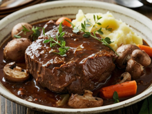 Todo mundo vai pedir a receita: carne assada ao molho de cogumelos digna de restaurante e muito fácil de fazer