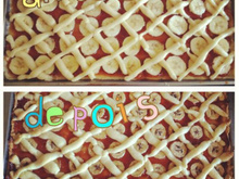 Tortinha de banana e goiabada