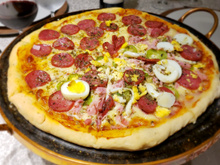 Massa pizza para poucas pessoas