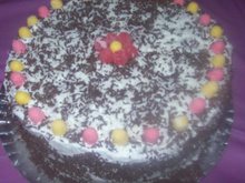 Torta gelada de chocolate