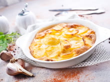 Batata Gratinada com Requeijão