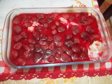 Pavê de Morango com Gelatina
