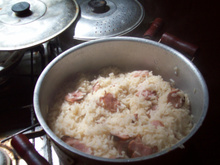 Arroz à calabresa