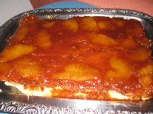 Bolo cremoso de abacaxi