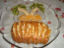 Lombo recheado com abacaxi Emeliza