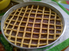 Torta de doce de banana