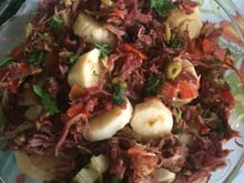 Carne-seca com cará