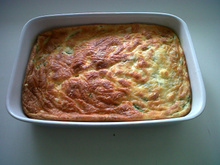 Souflé delicioso de espinafre sucesso garantido