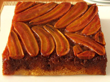 Bolo Caramelado de banana