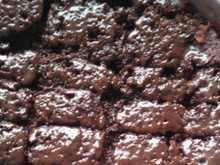 Bolo de chocolate aerado