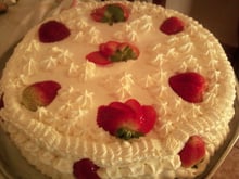 Massa de bolo de aniversário