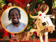 Collab de milhões das festas brasileiras: Exu do Carnaval do Rio representa Boi Garantido em Parintins