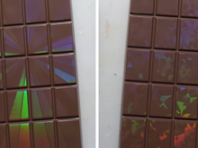Parece mágica, mas é pura ciência: chocolate holográfico sem usar uma gota de corante ou glitter