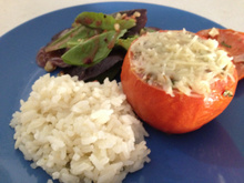 Tomates Recheados com Carne (Tomates Farcies)