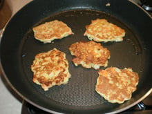 Bolinhos de ricota e vegetais