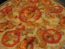 Pizza de camarão