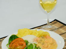 Estrogonofe de Salmão