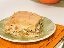 Torta de frango cremosa