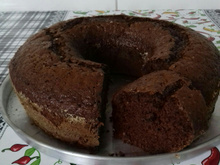 Bolo de chocolate úmido