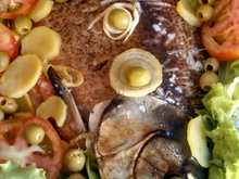 Peixe assado no forno