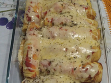 Recheio de frango para panquecas