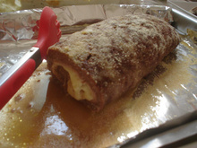 Rocambole de carne moída