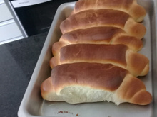 Pão caseiro fofinho da Rosa