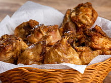 Frango a passarinho crocante na airfryer