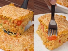 Delícia SEM TRIGO, fácil e rápido: torta de frango saudável com massa de tapioca é a receita pra incluir no cardápio da semana