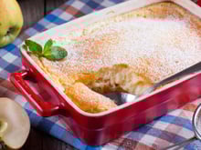 Sem farinha, com muita proteína e só 3 ingredientes: o pudim de maçã que virou meu lanche favorito