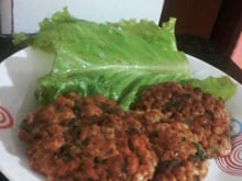 Hambúrguer de soja delicioso - vegetariano