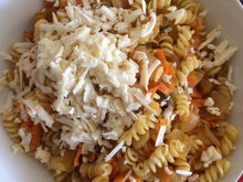 Macarrão com legumes da canastra