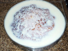 Bolo encharcado de coco
