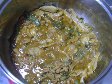 Peixe ao molho de camarão